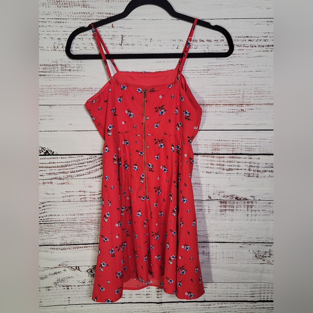 ALTAR'D STATE S RED FLORAL DRESS - Picture 2 of 3